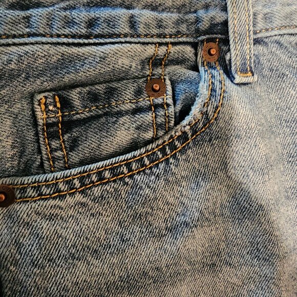 Levi's Ankle Column Skirt NWOT Blue Size 25 - Picture 9 of 15